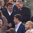Roma-Bayern: Antonio Conte e Padre Georg in tribuna insieme FOTO