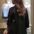 Belen Rodriguez, FOTO: shopping show in via Montenapoleone (LaPresse)