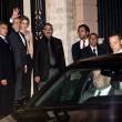 Vladimir Putin a Milano fa l'alba a casa di Berlusconi (foto)