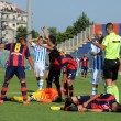 Caio Secco, portiere Crotone sviene in campo dopo scontro con Ferrari FOTO-VIDEO11