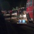 A1, autista sospeso nel vuoto ad 80 metri dopo incidente02