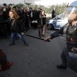 Roma, studenti contestano Mario Draghi08