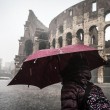 Maltempo Roma: allagamenti e traffico in tilt FOTO07