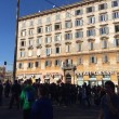 Sciopero sociale 14 novembre: saluto del corteo ai "precari dei media" VIDEO-FOTO