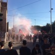 Sciopero sociale 14 novembre: saluto del corteo ai "precari dei media" VIDEO-FOTO