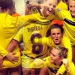 Theresa Nielsen e la festa hot delle giocatrici del Brondby FOTO
