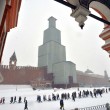 Mosca, tempesta di neve: voli cancellati e traffico in tilt 03