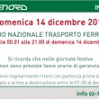 Sciopero treni 14 dicembre Trenitalia, Trenord: treni garantiti 02