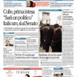La prima pagina di Repubblica