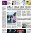 La prima pagina del Messaggero