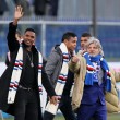 Sampdoria, Massimo Ferrero con Samuel Eto'o e Luis Muriel FOTO06