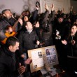 Pino Daniele, flash mob Piazza del Plebiscito6