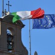 Quirinale: il forte vento stacca bandiera tricolore sul Colle 06