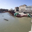 Capodanno: Mister Ok sfida si tuffa nel Tevere a Roma 11