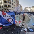 Ultras Feyenoord, Barcaccia di piazza di Spagna devastata a Roma FOTO 36
