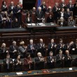 Sergio Mattarella perde fogli e sorride. A fine discorso 3 minuti di applausi08