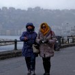 Napoli, fiocchi di neve in centro: FOTO 02