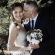 Eros Ramazzotti e Marica Pellegrinelli (foto Ansa)