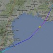 GermanWings: rotta aereo, l'animazione di Flightradar