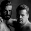 David Beckham e presentatore James Corden, spot-parodia in boxer09
