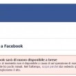 Facebook down. Non funziona log in: "In manutenzione" 4