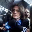 Raffaele Sollecito in Cassazione (foto Ansa)
