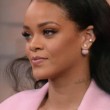 Rihanna ospite di Good morning America (foto Lapresse)