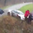 VIDEO YouTube. Francia, auto rally su spettatori: roccia la ferma, strage evitata 2