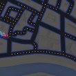 Pesce d'aprile, Pac-Man invade Google Maps 02