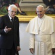 Mattarella da Papa Francesco: in Vaticano torna un presidente cattolico01\