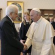 Mattarella da Papa Francesco: in Vaticano torna un presidente cattolico10