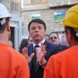 Renzi a Genova: "Oggi ripartenza, fine chiacchiere". Portuali contro Jobs Act02