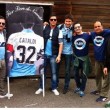 Alessandro Di Battista (M5S) in curva Nord con gli ultras della Lazio FOTO