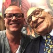Gigi D'Alessio si iscrive ai Radicali, selfie con Pannella