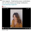 Elisabetta Canalis incinta: VIDEO YouTube con annuncio