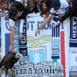 Lazio-Roma FOTO: scontri, stadio, striscioni e coreografie