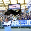 Lazio-Roma FOTO: scontri, stadio, striscioni e coreografie