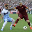 Lazio-Roma FOTO: scontri, stadio, striscioni e coreografie