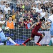 Lazio-Roma FOTO: scontri, stadio, striscioni e coreografie