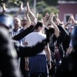 Lazio-Roma FOTO: scontri, stadio, striscioni e coreografie