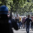 Lazio-Roma FOTO: scontri, stadio, striscioni e coreografie