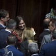 Maria Elena Boschi "Madonna delle Riforme": la più baciata dai parlamentari