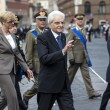 Centro anni fa Prima Guerra Mondiale: Mattarella depone corona ad Altare Patria