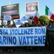 Rom investono filippina a Roma, fiaccolata nel quartiere Boccea e sit-in estrema destra
