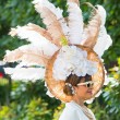 Ascot, cappelli bizzarri: fiori e ombrellini sulla testa delle ladies FOTO 8
