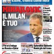 Istat, incidente Pennsylvania, Mihajlovic: le prime pagine del 4 giugno