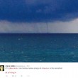 Genova, temporali in arrivo. La foto della tromba d'aria sul mare
