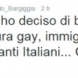 Il tweet di Paolo Bargiggia
