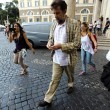 Remo Remotti, al funerale a Roma Nanni Moretti, Brignano, Haber...FOTO