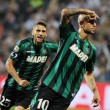 Simone Zaza e Domenico Berardi (foto Ansa)